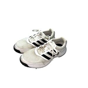 Mens Adidas‎ Golf Shoes Cleats  Black+ White EVM 004001 Size 7.5 Preowned